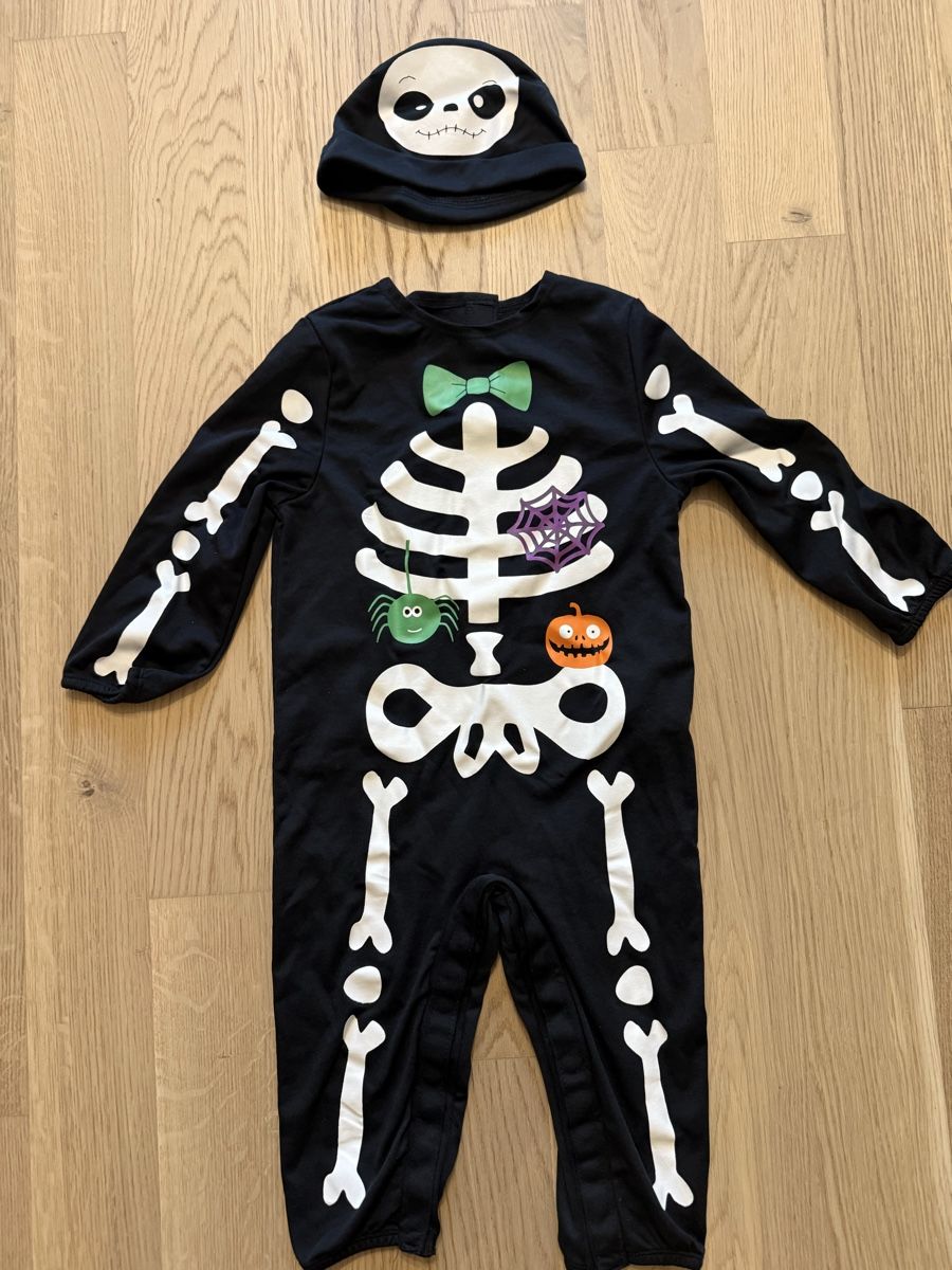 Kostüme: Skeleton Costume Mini Bones with Hat Size 12-24m – Gebraucht aus Adliswil von cla_9qpg 1