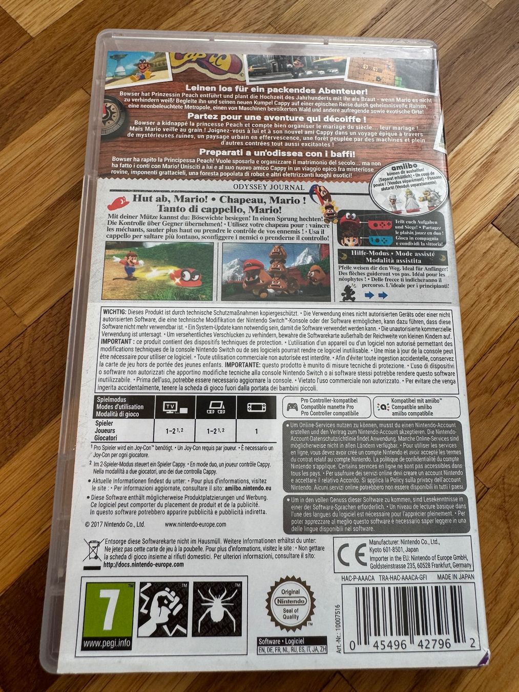 Nintendo Giochi: Super Mario Odyssey Nintendo Switch – Usato da Genève venduto da Aniella 1