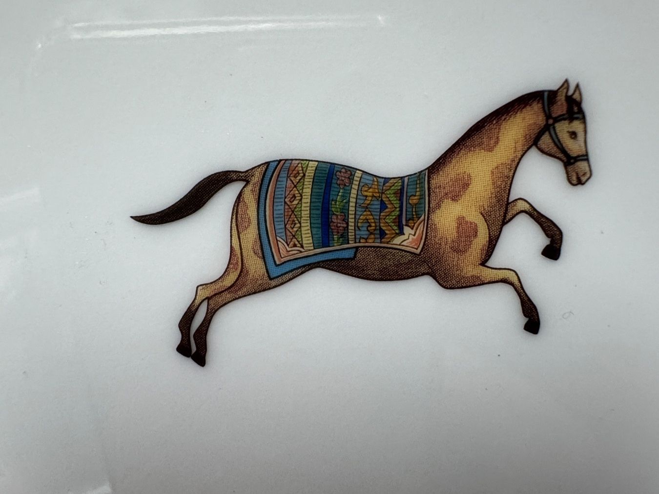 Hermès Piatti: Hermès Teller Cheval d'Orient – Nuovo (secondo la descrizione) da Lenzburg venduto da ann_bnc9 1