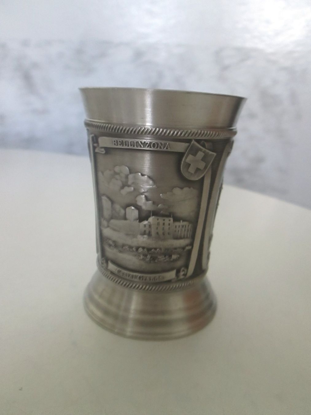 Alle Dekorationen: Souvenirglas Bellinzona Ticino – Gebraucht aus Sementina von babucia
