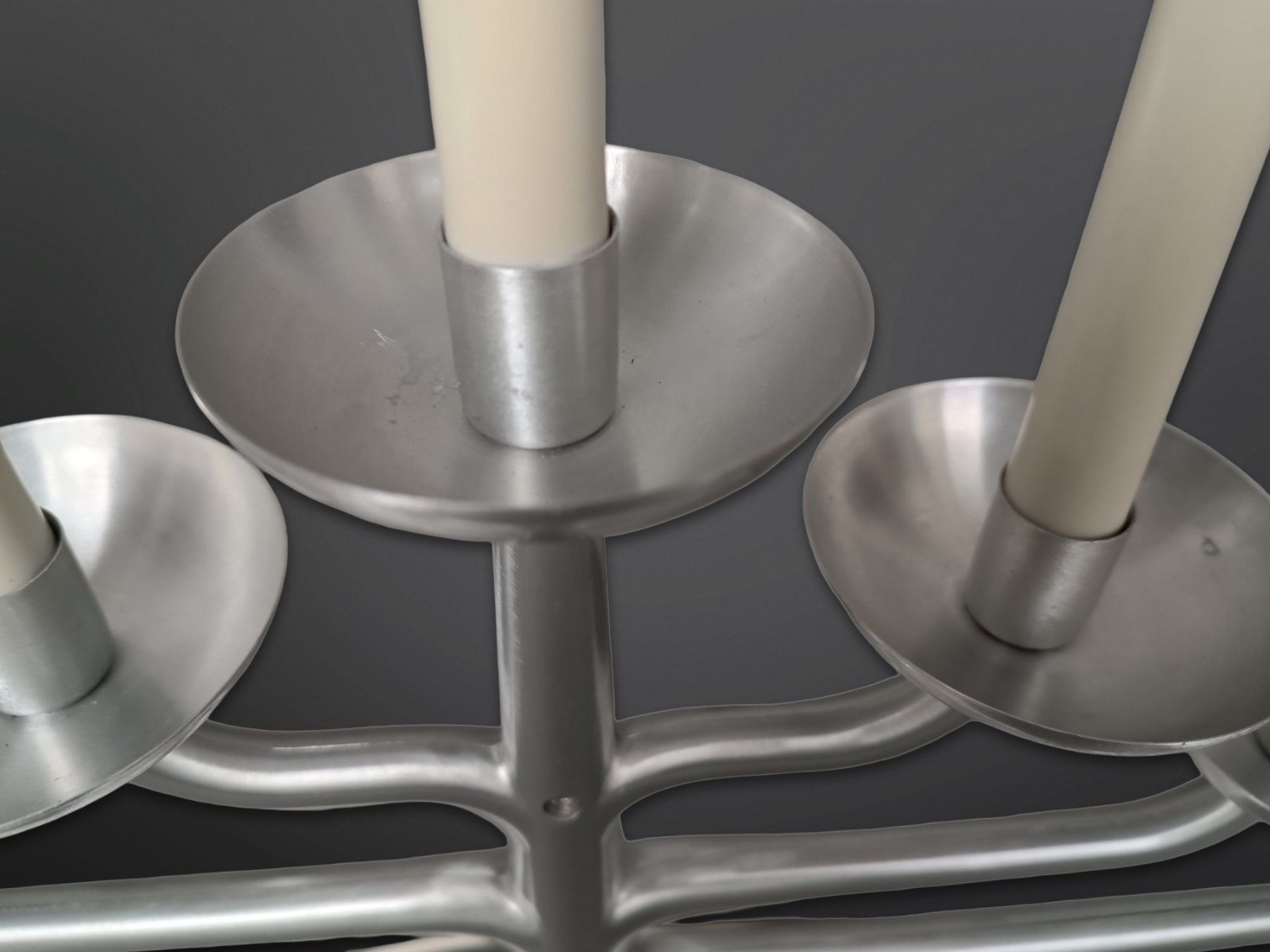 Ikea Portacandele: Elektrische Menora aus Aluminium – Usato da Suhr venduto da Restwert_Suhr 3