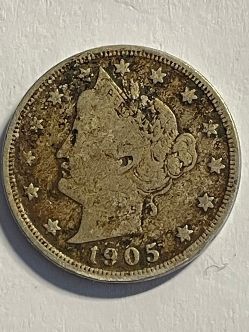 Tutti le monete: (70) Liberty Head Nickel USA 1905 – Usato da Aesch BL venduto da masmusgo