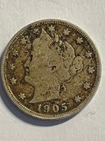 (70) Liberty Head Nickel USA 1905
