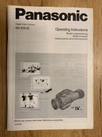 Panasonic Original Bedienungsanleitung Panasonic NV-DX1E