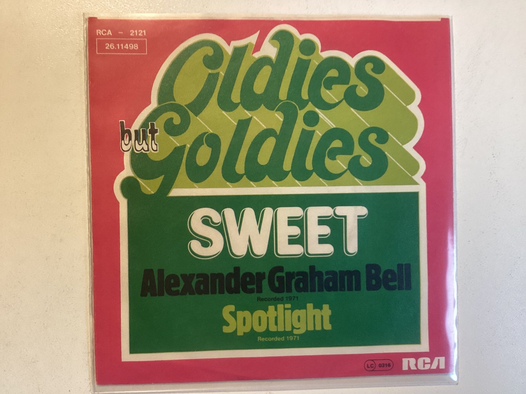 Schallplatten: Sweet Single - Alexander Graham Bell – Gebraucht aus Gutenswil von Hamzian