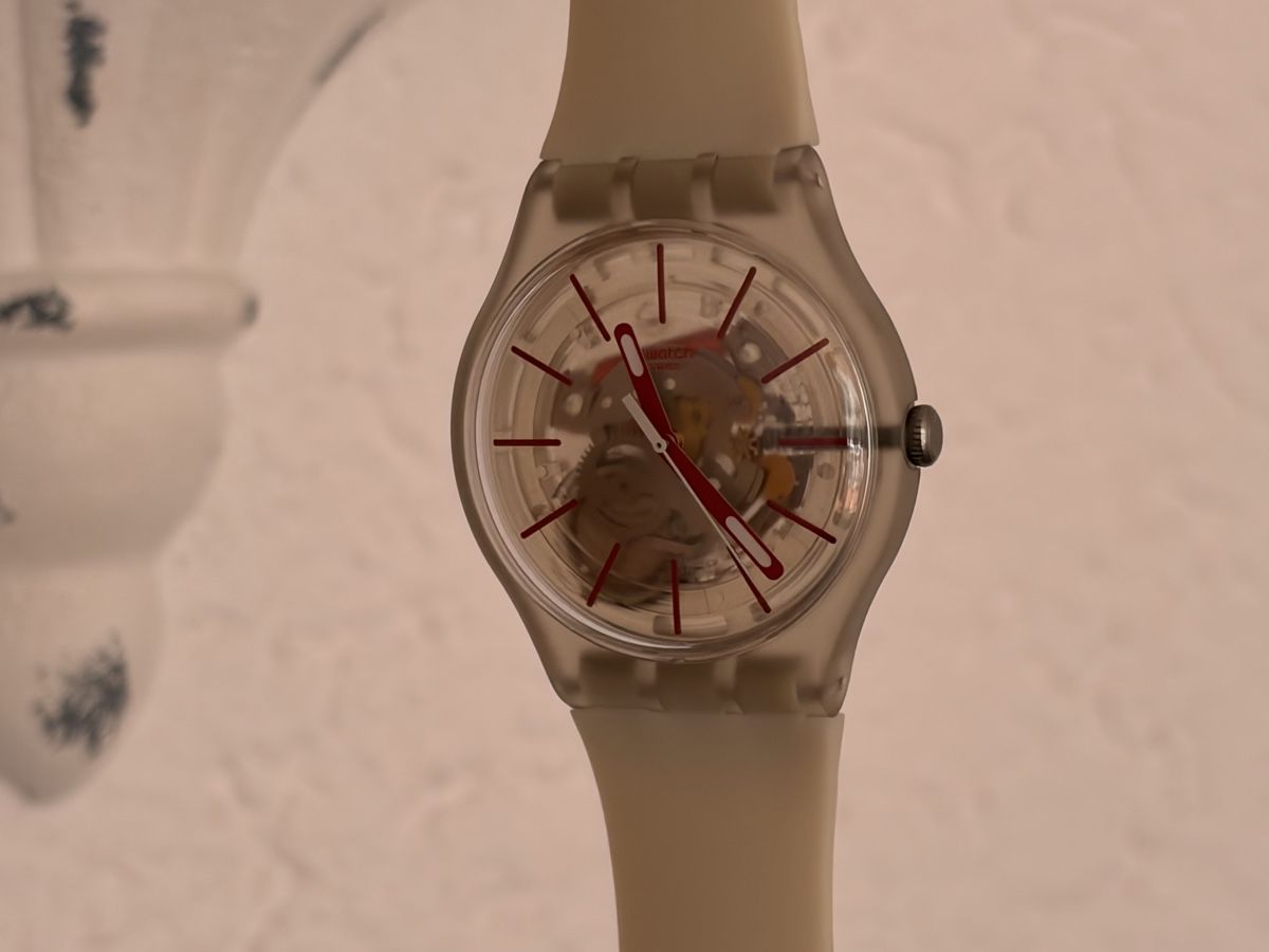 Swatch Orologi: Swatch Uhr New Gent, beige gelb – Usato da Möhlin venduto da seerose6 1