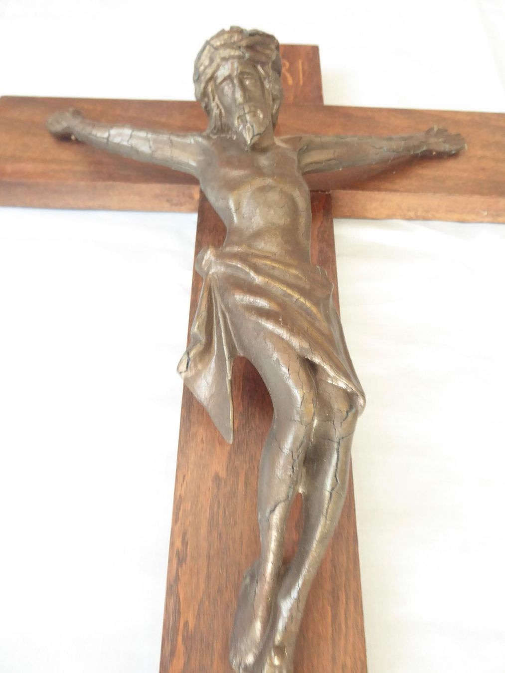 Skulpturen & Statuen: Holz-Kreuz mit Jesus – Gebraucht aus Zürich von Chaeffeler 3