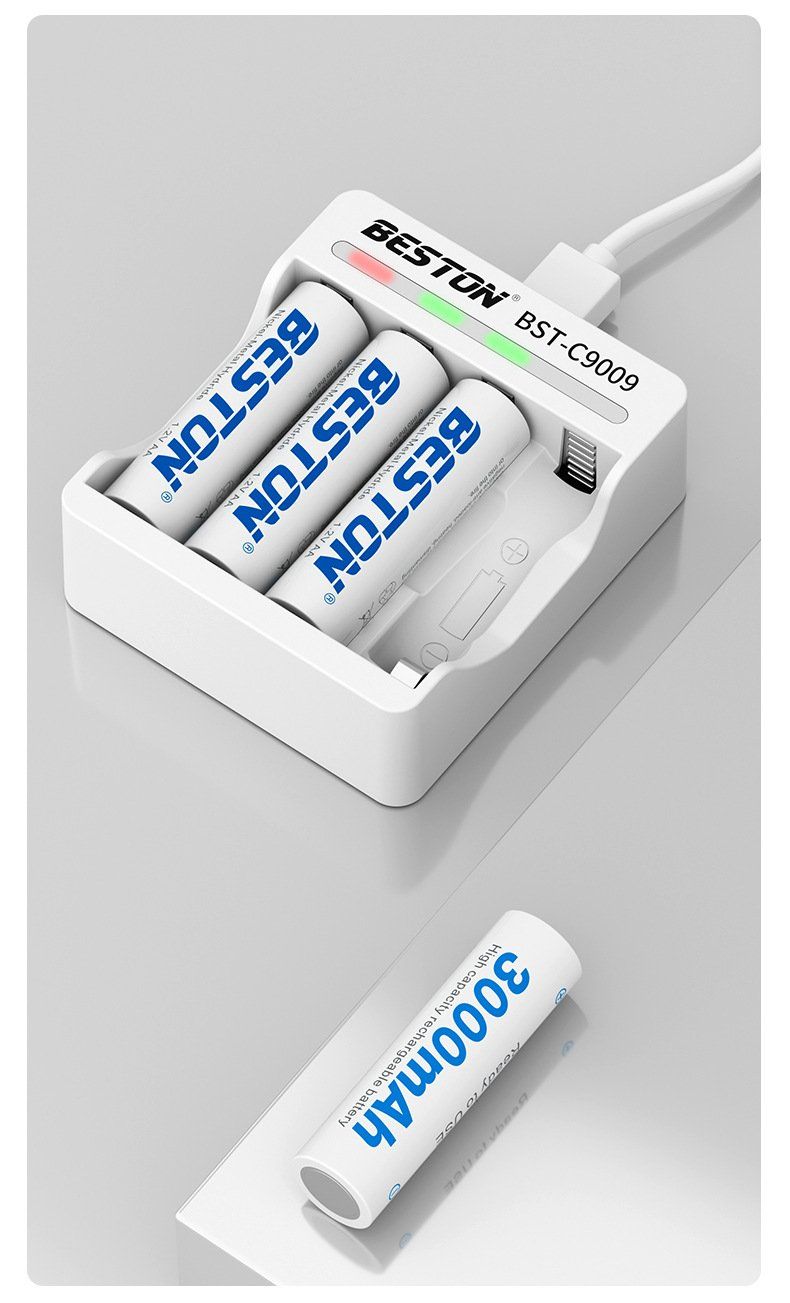 Batterie: 2 Batteries AA 3000mAh capacité haute Rechargeable – Nuovo e nell'imballaggio originale da Morges venduto da DA-mobile 4