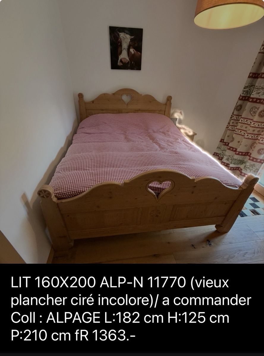 Letti: Lit complet vieux bois – Usato da Pully venduto da mberdoz