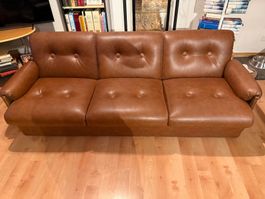 Sofa Set 3-Sitzer, 2-Sitzer, 1-Sitzer, Hocker, gebraucht