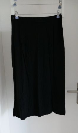 einfacher, bequemer Jupe / Rock, schwarz, Gr. M