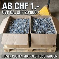 Riesen-Schrauben-Posten Mix-Palette UVP ca. CHF 20'000.-