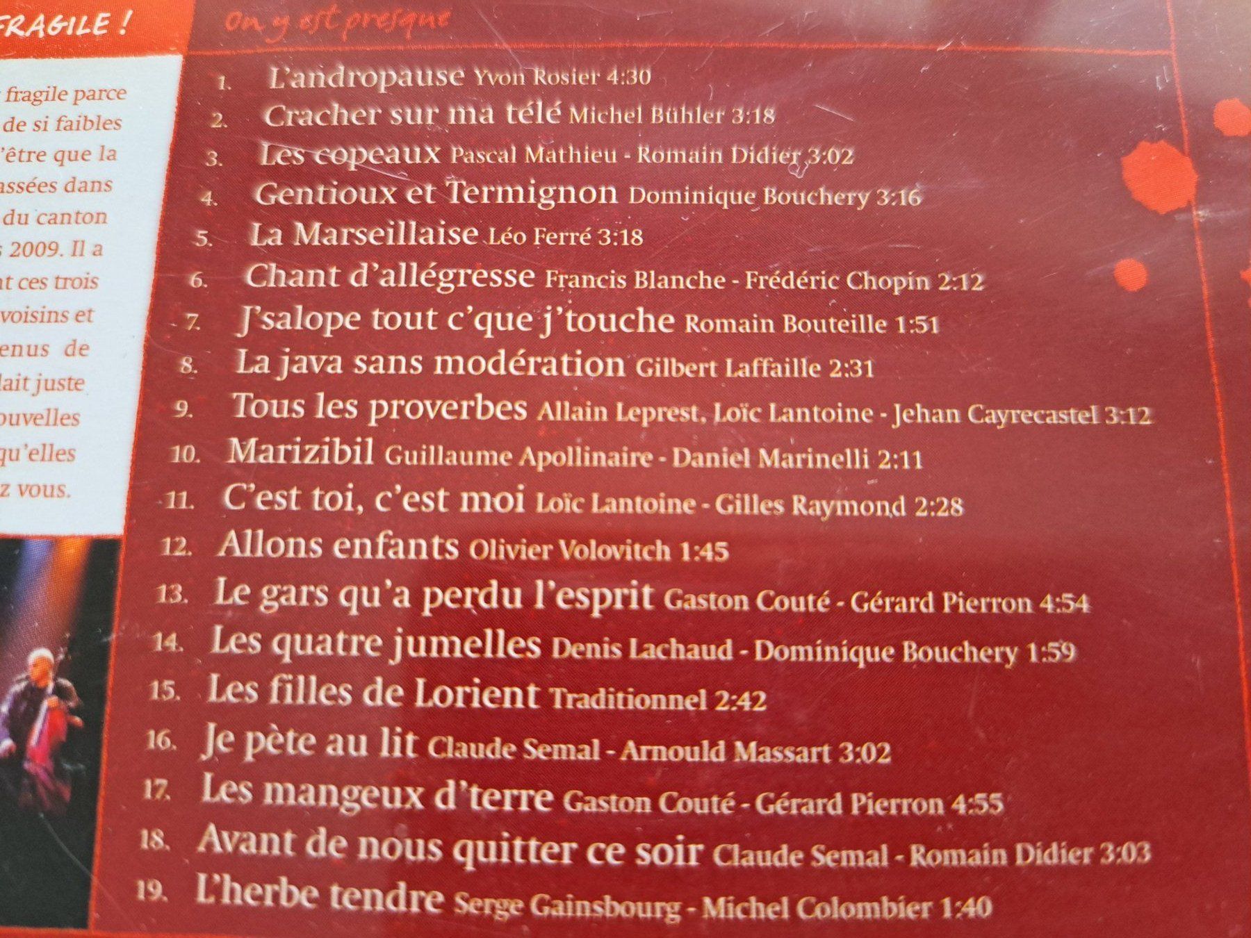 CD: Cd Entre deux caisses - on y est presque  – Usato da Pully venduto da bro_n52j 3