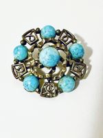 Vintage Art Deco Murano Glass Brooch