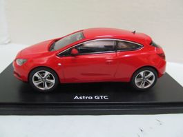 OPEL ASTRA GTC POWER RED 1:43  ORIGINAL OPEL PROMO MODELL