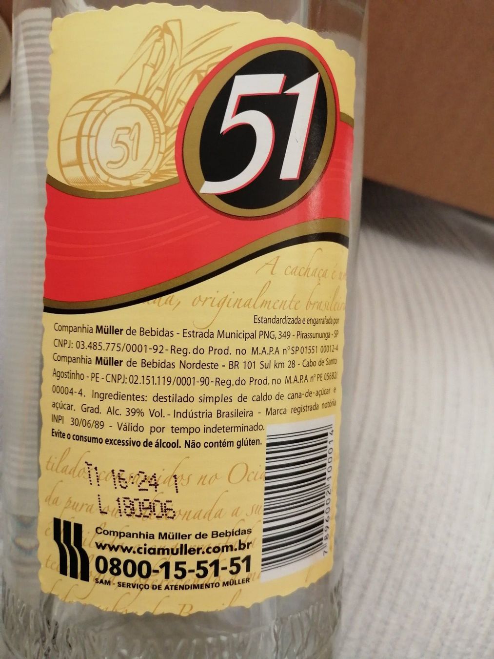 Spirituosen: 1 Flasche Cachaça – Gebraucht aus Windisch von mer_6cjk 4