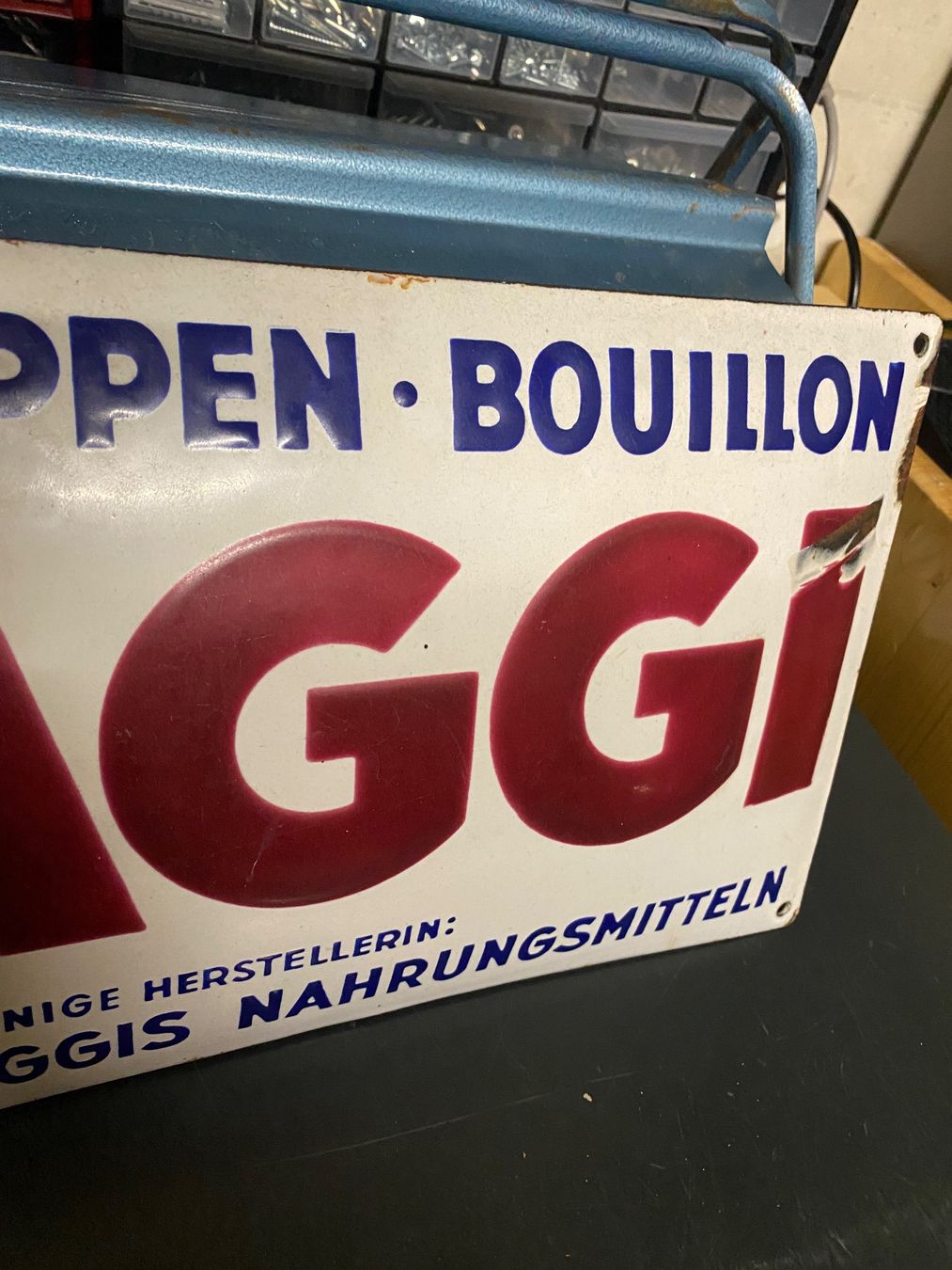 Maggi Schilder: Maggi Emailschild – Gebraucht aus Tafers von Piscu90 2