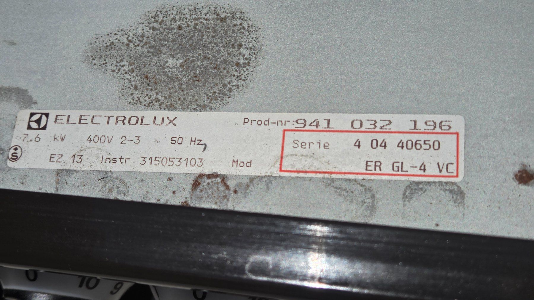 Electrolux Cucine: Electrolux Schaltkasten ER GL-4VC – Usato da Seon venduto da Wetwillie 4