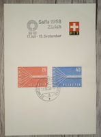 TR13 Timbres Suisse PTT 1958