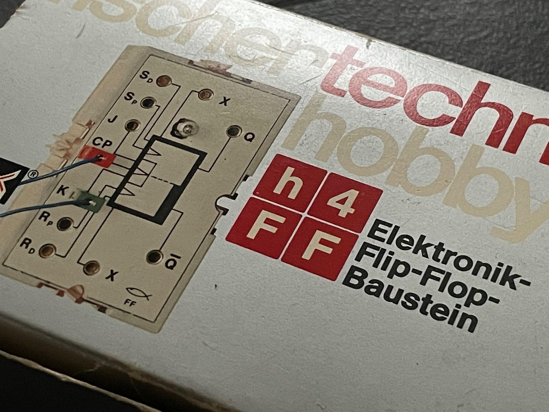 Fischer Baukästen: Fischertechnik h4 FF Flip-Flop Elektronik-Baustein – Neu und originalverpackt aus Rothenfluh von Ron999