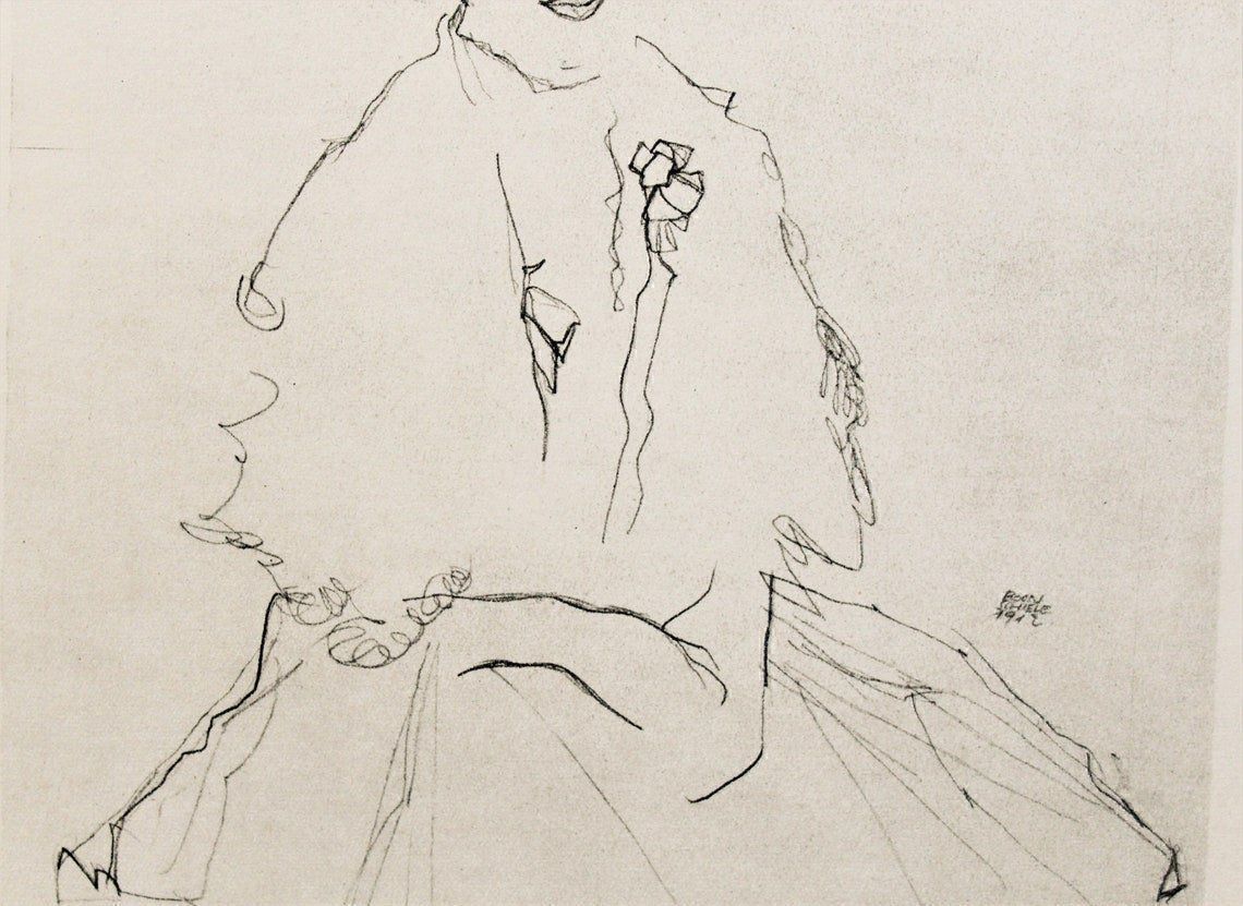 Grafica & Litografie: Egon Schiele - Originallithographie – Nuovo (secondo la descrizione) da Ponte Tresa venduto da 11GalleriaAlterEgo11 5