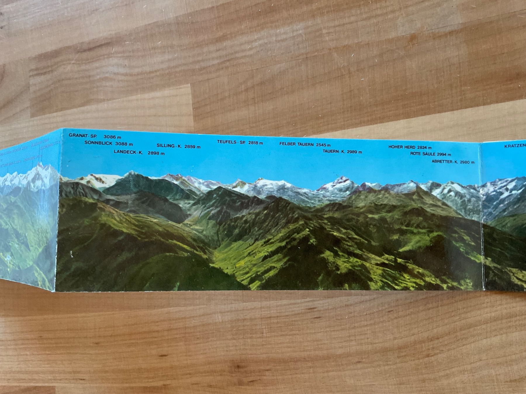 Cartoline postali: Panorama Leporello von Kitzbühlerhorn / Tirol – Usato da Rümlang venduto da Sambas19 1