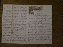 Historischer Brief Hotel Schweizerhof Interlaken antik