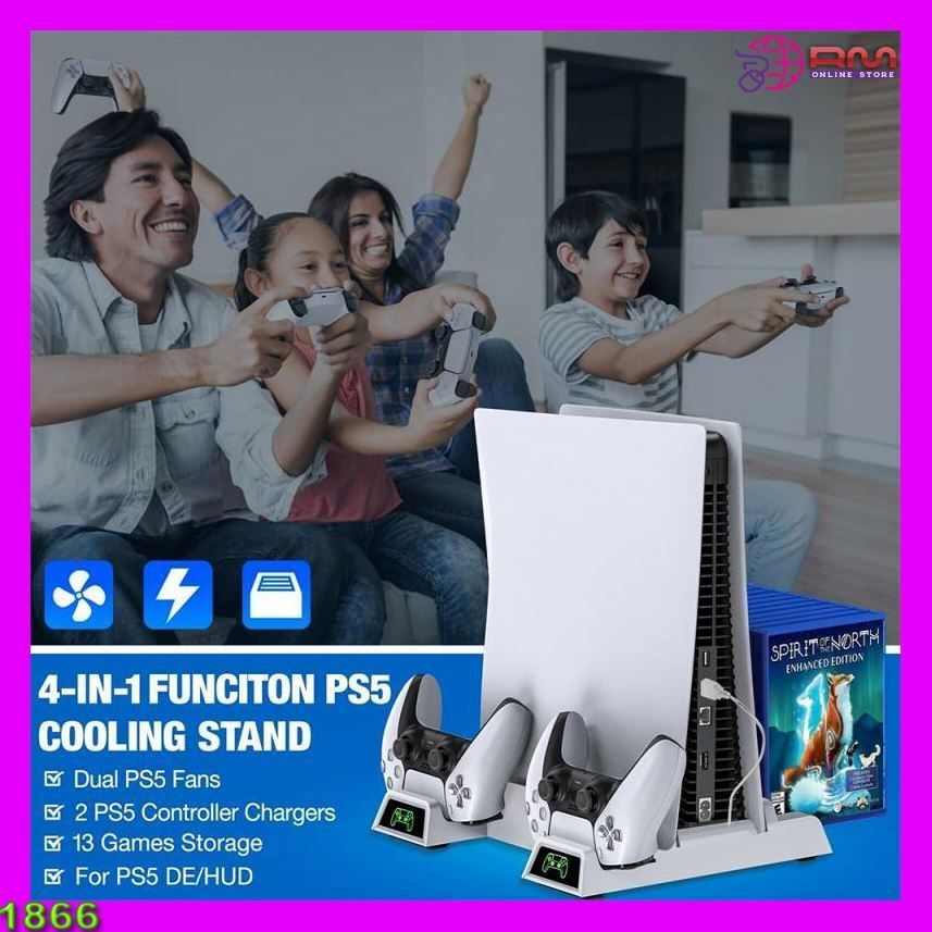 Console: PS5 Dual Controller Halter 4 in 1 Kühlst – Nuovo e nell'imballaggio originale da Unterägeri venduto da RmOnline