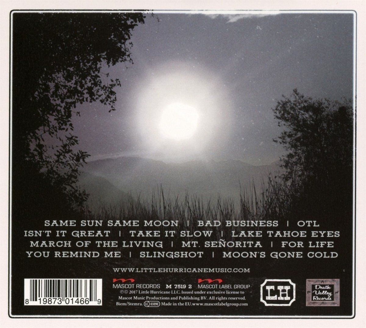 CD: Little Hurricane - Same Sun Same Moon CD – Nuovo e nell'imballaggio originale da merishausen venduto da hidee 1