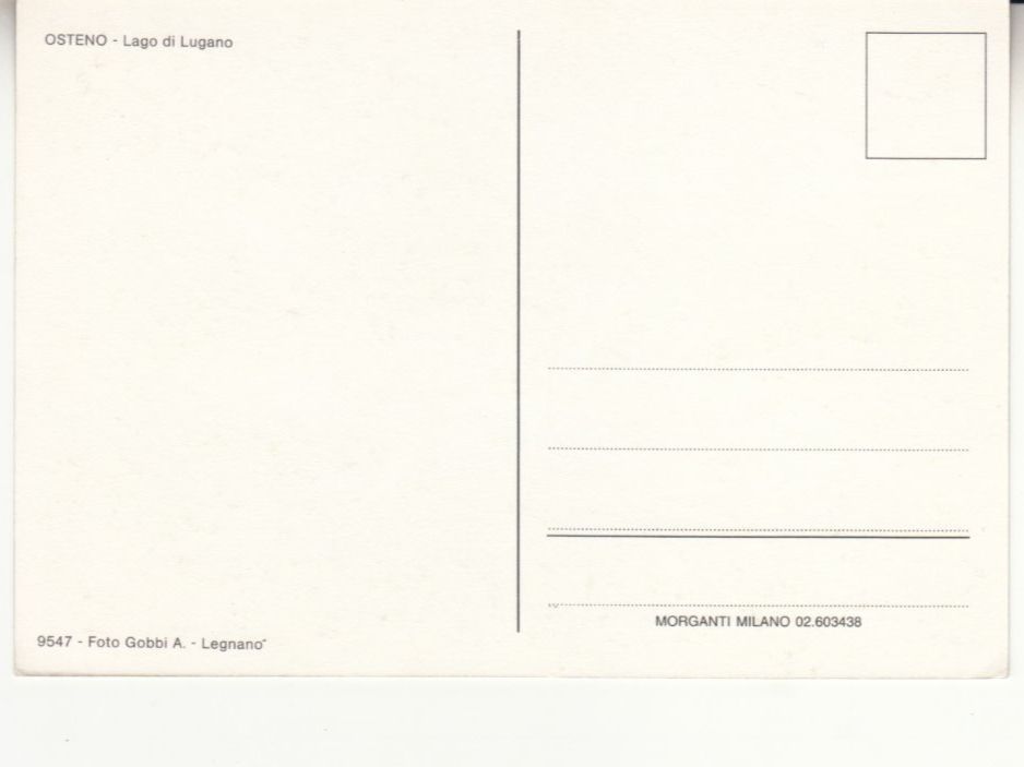 Cartes postales: Osteno ca. 1980 – D'occasion à Bürglen TG par StampGraf 1