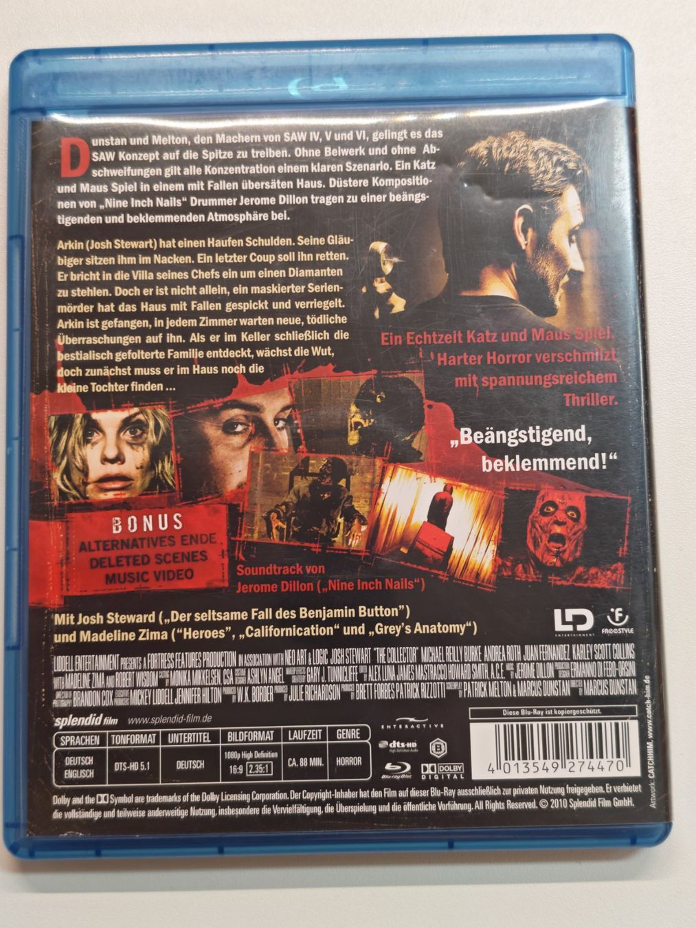 Tous les DVDs: The Collector – D'occasion à Liestal par Kratzilla 2