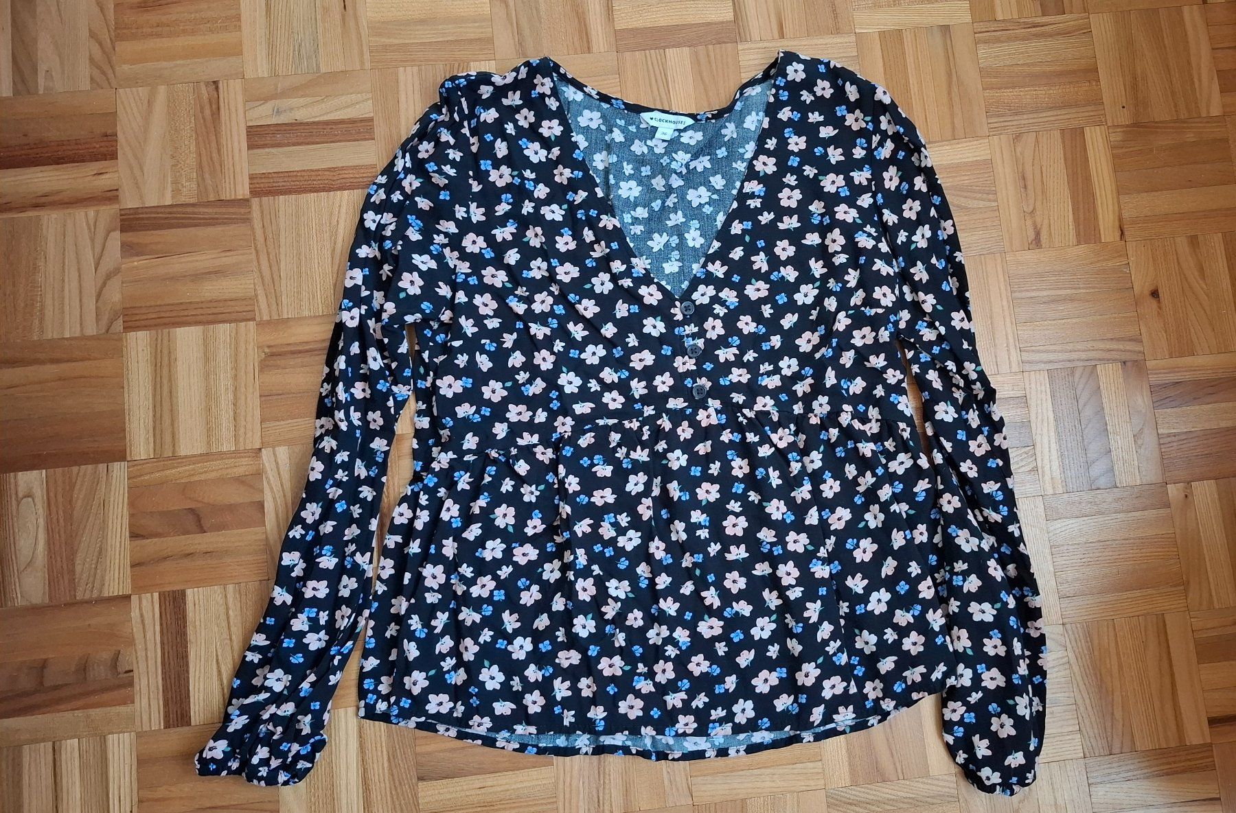 C&A Tops: Blouse Clockhouse à fleurs/Bluse Clockhouse mit Blumenmuster – Neu (gemäss Beschreibung) aus Moutier von antols2155