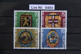 PP 1983 Serie mit ET Halbmondstempel                Los 5484