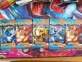 Pokémon Heartgold Soulsilver Triumph 9 x LEERE !! BOOSTER