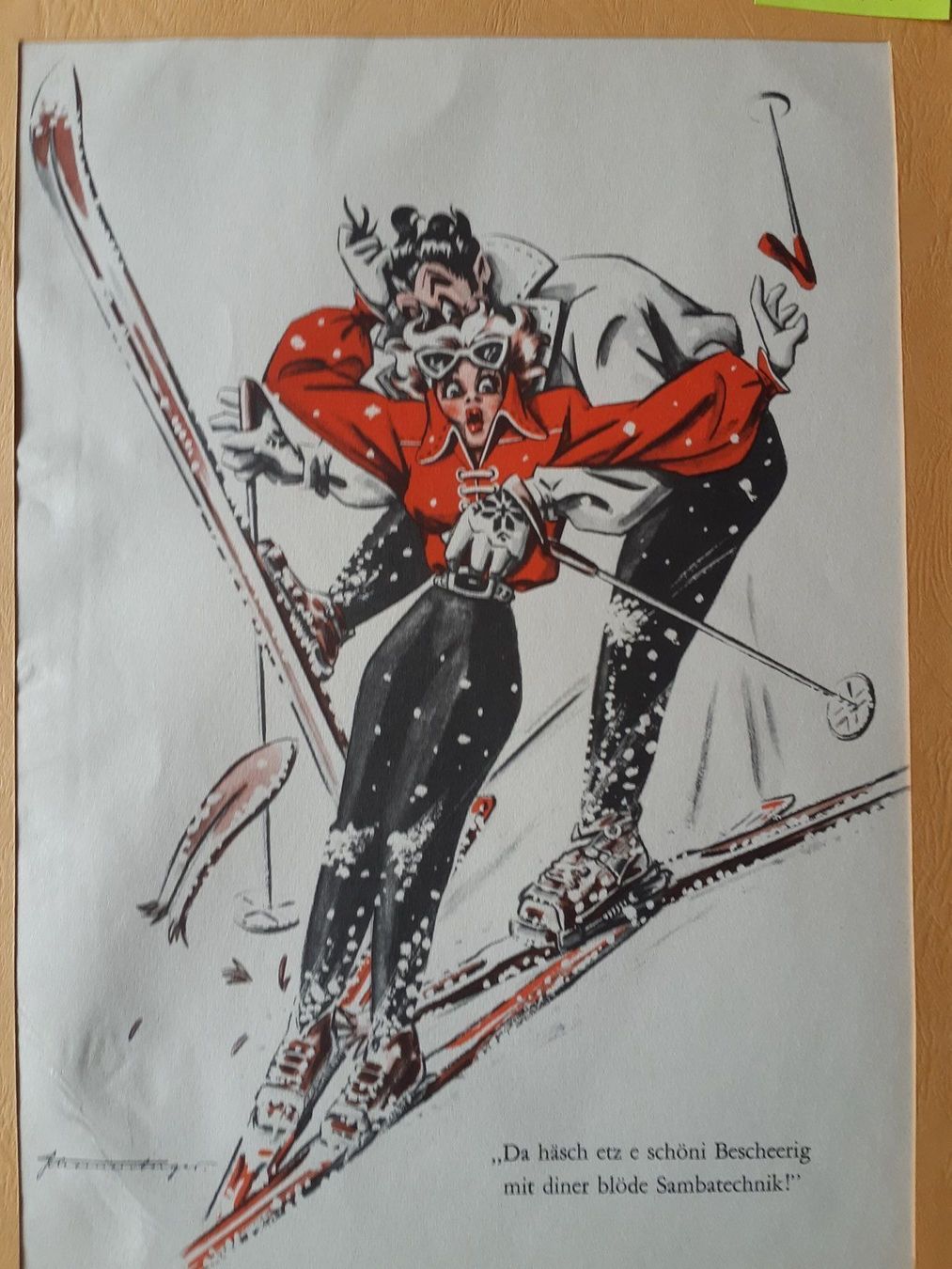 Grafica & Litografie: Nr. 17 original Litho Nebelspalter – Usato da Grindelwald venduto da carro5