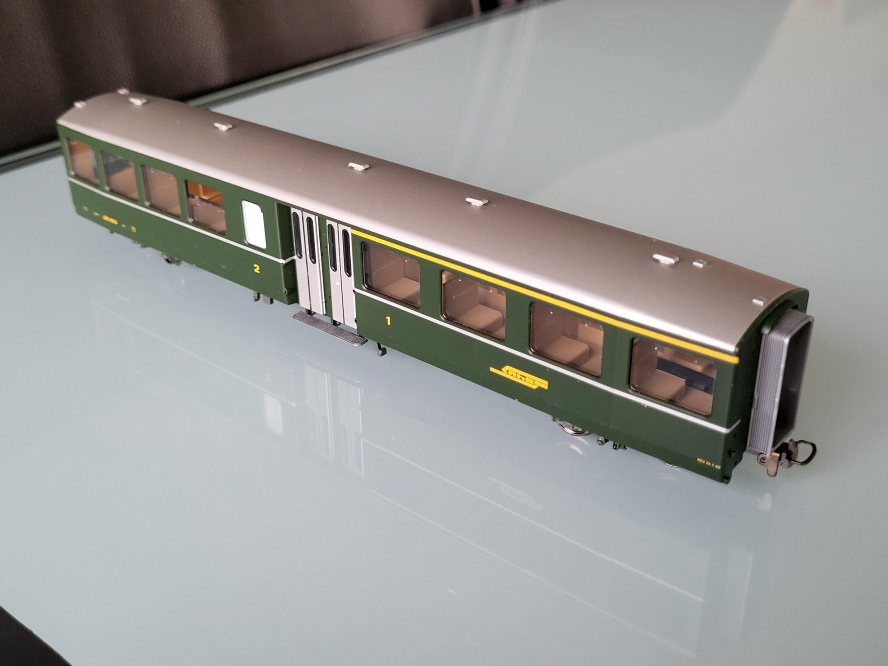 Bemo Modellini di ferrovie: H0m  Bemo  RhB AB 1513  Mitteleinstieg NEU ! – Nuovo e nell'imballaggio originale da Oberburg venduto da sensetal 3