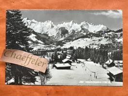 Alte Ansichtskarte Villars-Chesières, Winter 1959