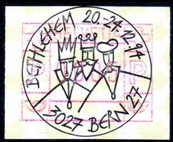 1994 BETHLEHEM BERN VOLLSTEMPEL AUF AUTOMATENMARKE - MA84