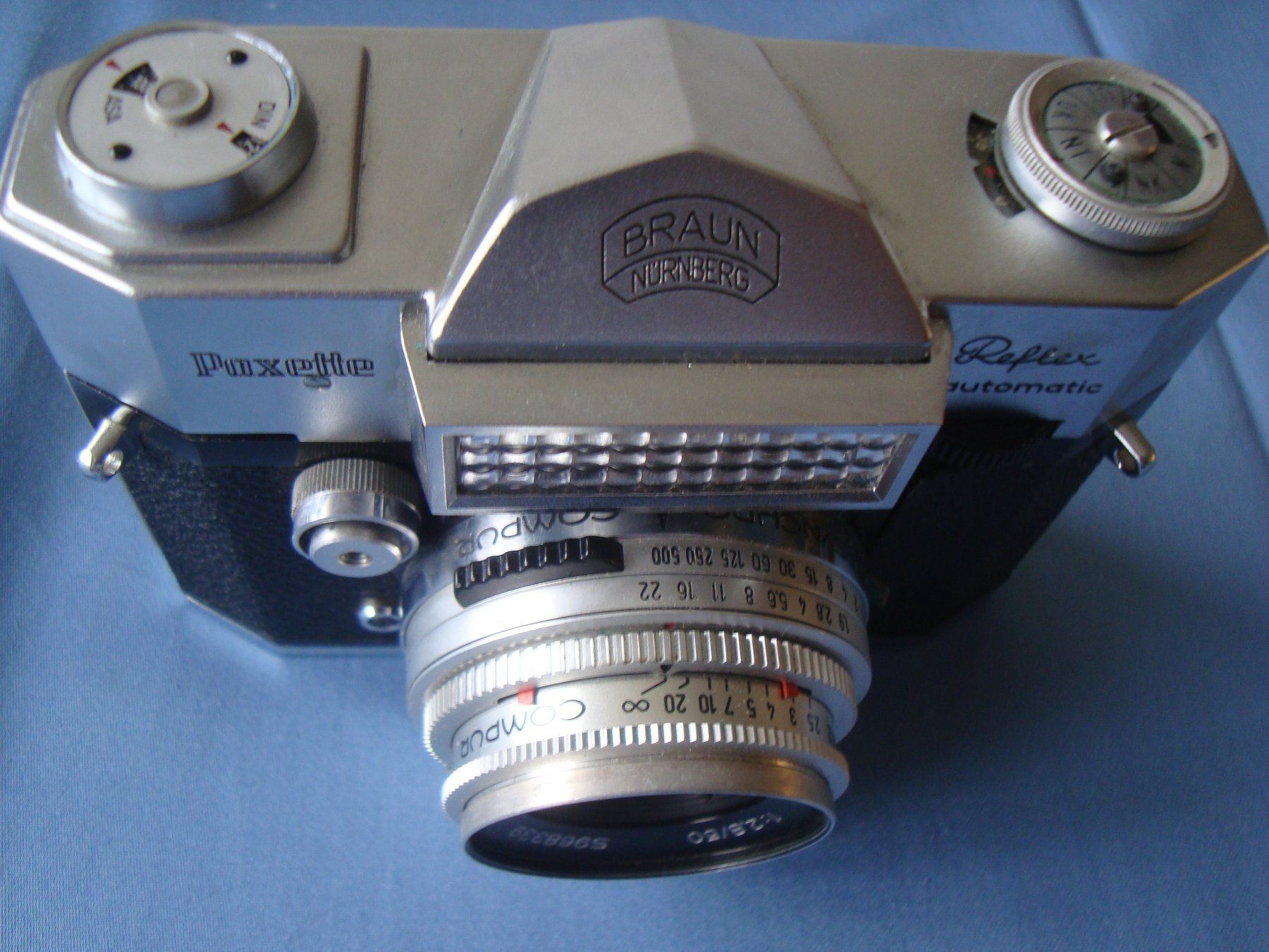 Braun Fotocamera: Braun Paxette Reflex automatic Kamera + Tasche – Usato da Pfungen venduto da jungstein
