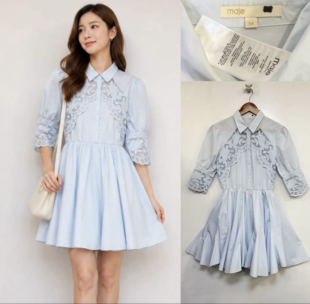 Maje Kleider: Maje Cotton Blend Dress – Gebraucht aus St.Josefen von lop_lh8d