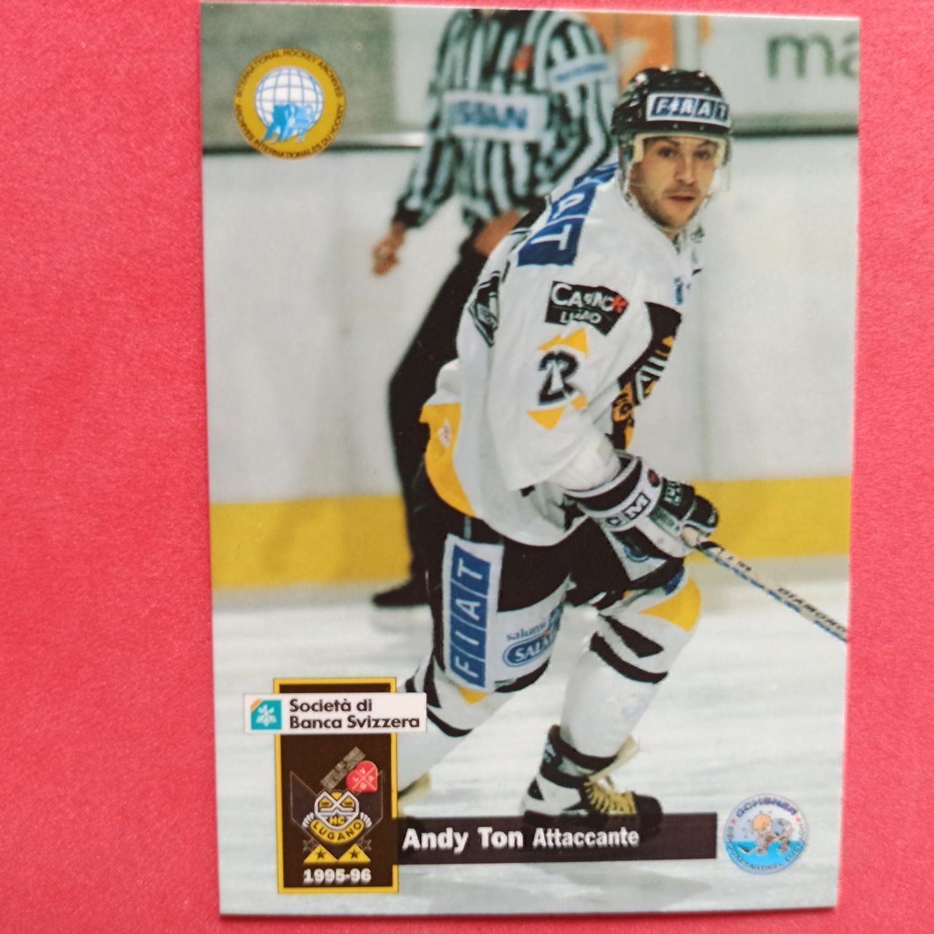 Carte collezionabili: Andy Ton - HC LUGANO CARD - 1995/96 – Usato da Dübendorf venduto da kb86_MOVIE