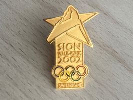 Pin  Sion Wallis 2002 Olympia Kandidatur