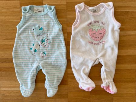 2er Set Baby Strampler Ergee Gr. 50 Nicki – Neugeborene