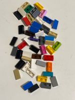 LEGO  -  Plättli 50 stk. Glatt 1x2 schräg