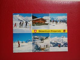 AK Elsigenalp Bern Skizentrum mehrbildrig mit Skilift 1984