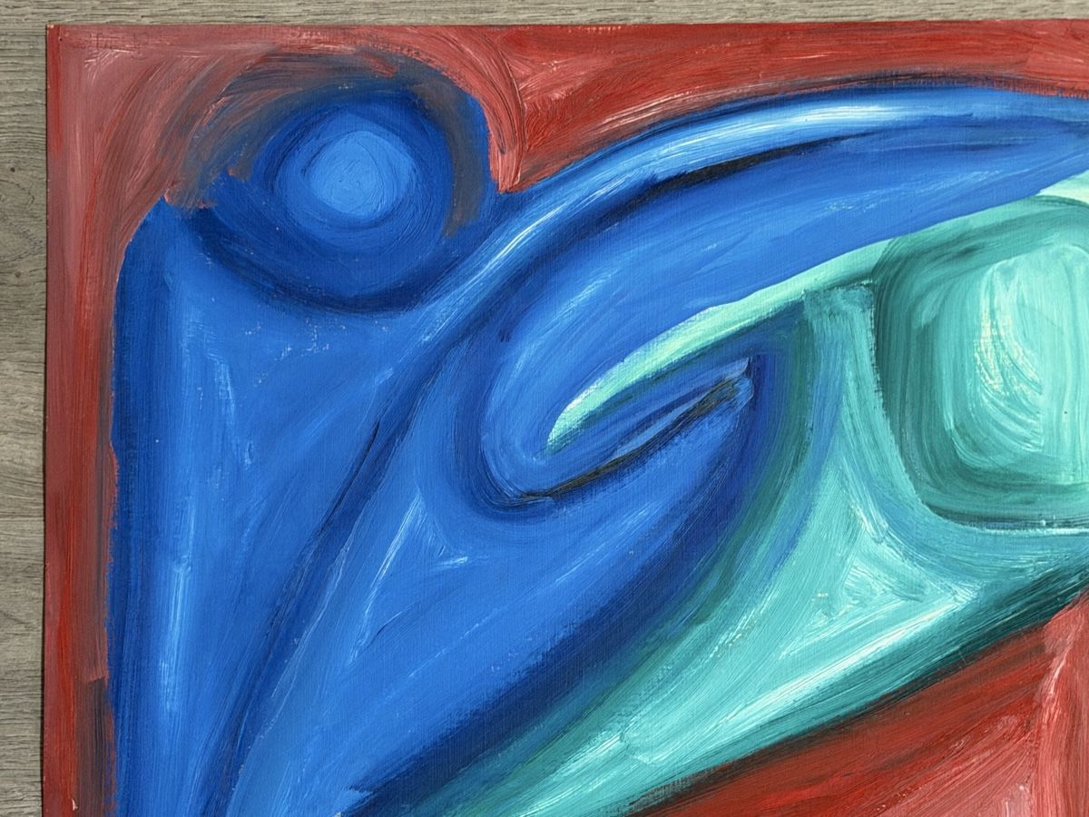 Poster & Bilder: Abstraktes Original Kunstwerk, Unikat – Gebraucht aus Gunten von starfish3 4