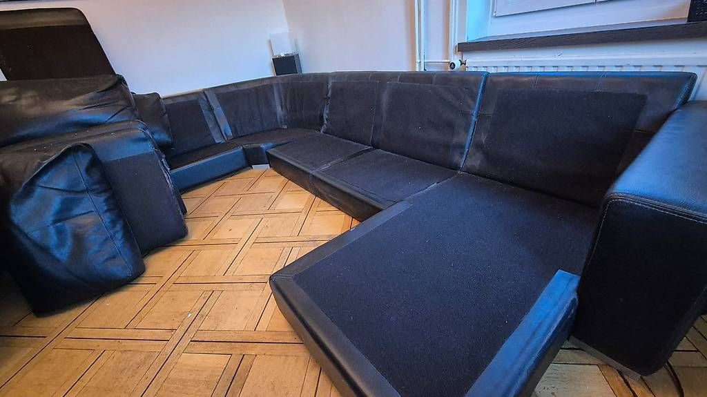 Sofas: Grosses Ledersofa in U-Form – Gebraucht aus Zürich von Pwrslv 2