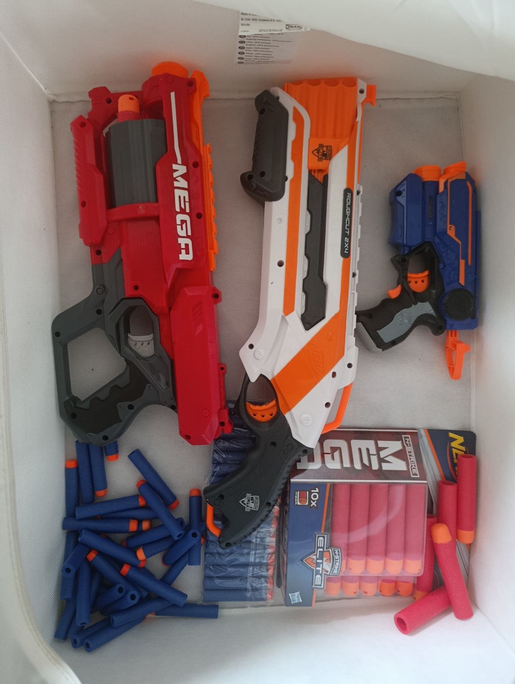 Nerf Giocattoli: 3 verschiedene Nerfguns mit Munition – Usato da Baden venduto da thierry1995