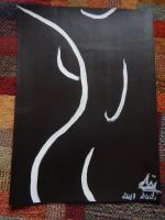 Nudo modern art bianco nero