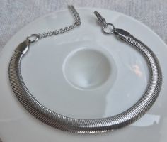 Bracciale donna color argento, acciaio inox
